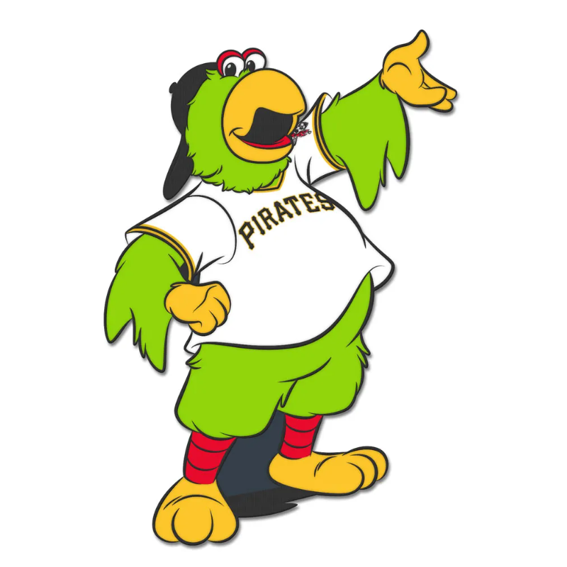 Parrot Mascot Pin